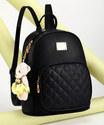 SAHAL Small 10 L Backpack GIRLS PU Leather Backpack (Black)