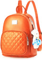 SAHAL Small 10 L Backpack GIRLS PU Leather Backpack (Orange)