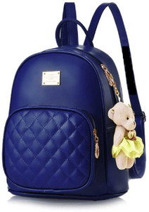 sahal small 10 l backpack pu leather backpackschool backpacktravel backpack blue
