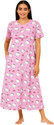 sahana Women Maternity/Nursing Nighty (Pink)