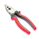 SAHI 8-inch Combination Sturdy Steel Plier, Red