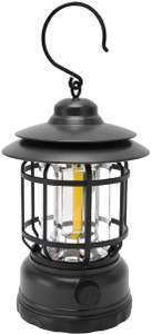sahjanand camping lantern black plastic hanging lantern
