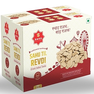 sahu gajak bhandar gur rewari 1500 gram 2 box each 750g