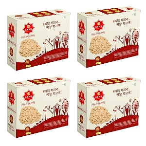 sahu gajak bhandar gur ki rewari 3000 gram 4 box each 750g