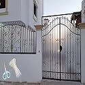SAI Balaji UV Resistant 3 X 20 Feet PVC Gate Sheet_Grill Sheet_Gate Covering Sheet_Balcony Saftey Sheet_Privacy Sheet_White Color_with 1 Scissor_100 Tags SBLST25