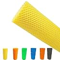 SAI PRASEEDA 3.3 Feet Height X 80 Feet Length UV Stabilized PVC Tree Guard Net_Fencing net_Fencing Mesh_Anti Bird Net_Ivory Color SP40