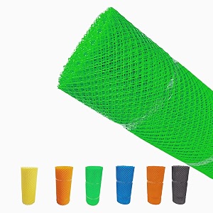 sai praseeda 66 feet height x 10 feet length uv stabilized pvc tree guard net_fencing net_fencing mesh_anti bird net_green color sp82