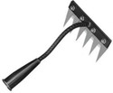 SAIFI 6 Teeth Garden Weeding Rake Garden
