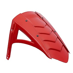 sharkfin rear fender for yamaha r15 v3 by saiga parts metallic red