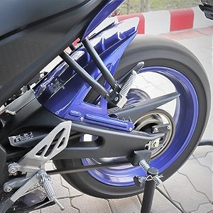 saiga parts sharkfin rear fender for yamaha r15 r15 v4 blue