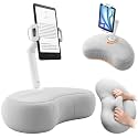 SAIJI Kindle Pillow Stand for Bed – iPad &amp; Tablet Holder (Gray)