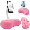 SAIJI Kindle Pillow Stand for Bed – iPad &amp; Tablet Holder (Pink)