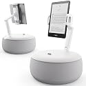 SAIJI Tablet Stand Adjustable, Phone/Tablet Pillow Holder for Lap in Bed with 360° Viewing Angles, Compatible with Phone, iPad mini - iPad Pro 13, Kindle, Galaxy Tab, E-Reader(4.7-12.9") - Grey