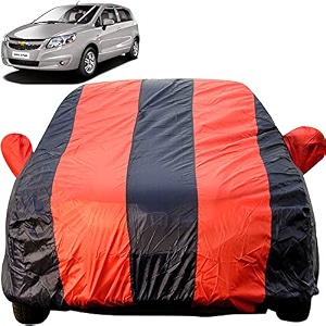 sail uva dustproof car cover with mirror pockets red blue stripes taffeta polystertriple stitched compatible with chevrolet sail uva car cover 2012 to 2014 sail uva car accessories