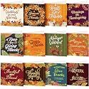 Saillong 12 Pack Fall Thanks Diamond Painting Greeting Cards with Envelopes