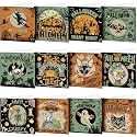 Saillong 12 Pack Vintage Halloween Diamond Painting Greeting Cards