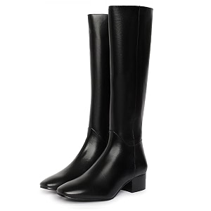 Saint G. Women Leather Handcrafted Knee High