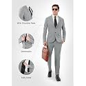 SaintX Ultra Slim Fit 4-Way Stretchable Men’s Formal Blazer || Tailored Measurements || Business & Office Wear Sliver Grey