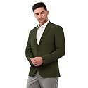 SaintX Men's Premium 4-Way Comfy Stretch Sunscreen Casual Blazer|Light Weight, Designed for Summers|Fully Lined|Comfort able Slim Fit|Wrinkle Resistant, All-Day Casual &amp; Formal Signature Coat (JK11)