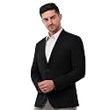 SaintX Men's Premium 4-Way Comfy Stretch Sunscreen Casual Blazer|Light Weight, Designed for Summers|Fully Lined|Comfort able Slim Fit|Wrinkle Resistant, All-Day Casual &amp; Formal Signature Coat (JK11)