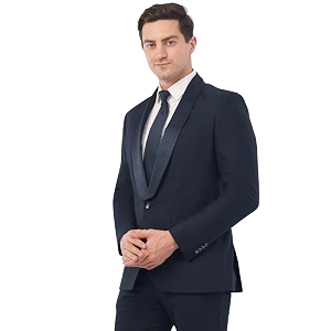 saintx men39s premium tuxedo casual blazer  italian slim fit  fully lined  shawl collar  stretchable fabric  designer coat  suitable for all occasions jk02