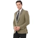 SaintX Men's Premium Tuxedo Casual Blazer | Italian Slim Fit | Fully Lined | Shawl Collar | Stretchable Fabric | Designer Coat | Suitable for All Occasions (JK02)