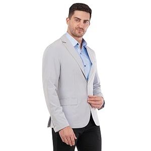 saintx men39s tailored unlined formal blazerlayering jacket drapes amp feels like a shirtairy amp light weight ideal for summershighly stretchable wrinkle resistant fabricslim fitall day comfort