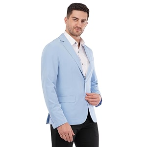 saintx men39s tailored unlined formal blazerlayering jacket drapes amp feels like a shirtairy amp light weight ideal for summershighly stretchable wrinkle resistant fabricslim fitall day comfort