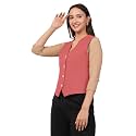 SaintX Women39s Waist Coat Sleeveless 