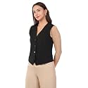 SaintX Women39s Waist Coat Sleeveless 