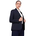 SaintX Women's Premium Formal Blazer | Fully Lined | Regular Fit | 4-Way Stretchable Ultra-Light Fabric | Fashion-Forward | Office/Meetings (WB01)