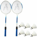 saipro Badminton Kit Combo Set Of 2 Piece Racquet With 6 Fathers Shuttlecock Badminton Kit