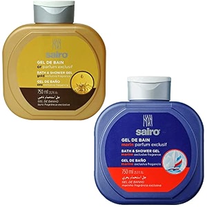 sairo gold  gel marine combo bath and shower gel imported from spain 750 ml suitable for all skin