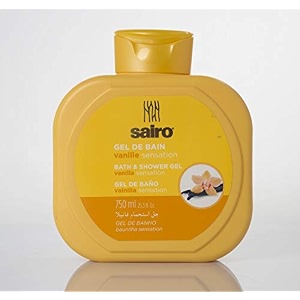 sairo vanilla bath and shower gel 94 natural imported from spain 750 ml deeply nourishing body washgel body washwith moisturizers for softersmoother skin suitable for all skin types