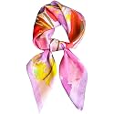 Saiusloa Neck Scarf For Womens Silky Head Scarves Hair Bandanas Square Scarf Fashion Accessories lightweight