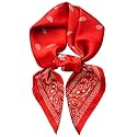 Saiusloa Neck Scarf For Womens Silky Head Scarves Hair Bandanas Square Scarf Fashion Accessories lightweight
