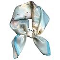 Saiusloa Neck Scarf For Womens Silky Head Scarves Hair Bandanas Square Scarf Fashion Accessories lightweight