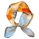 Saiusloa Neck Scarf For Womens Silky Head Scarves Hair Bandanas Square Scarf Fashion Accessories lightweight