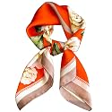 Saiusloa Neck Scarf For Womens Silky Head Scarves Hair Bandanas Square Scarf Fashion Accessories lightweight