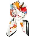 Saiusloa Neck Scarf For Womens Silky Head Scarves Hair Bandanas Square Scarf Fashion Accessories lightweight