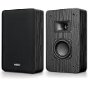 Saiyin Slim Wall Speakers (Pair),Wall Mount Surround Speakers,4 Ohms,3.5-Inch Woofer with Horn Tweeter, Home Theater Speaker for Living Room,Office,Kitchen