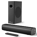 Saiyin Soundbar with Subwoofer, 14.2" Compact Soundbar, 4" Subwoofer, 70W