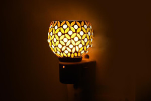 saiyum beautiful glass aroma diffuserkapoor dani cum night lampre-51 ceramic incense holder