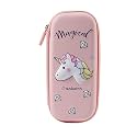 SAJANI 3D Unicorn Pencil Case, Large Capacity Pencil Case Compass with Compartments, Cartoon Design Pencil Box/Case/Pouch for School (3D Unicon)