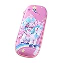 SAJANI 3D Unicorn Pencil Case, Large Capacity Pencil Case Compass with Compartments, Cartoon Design Pencil Box/Case/Pouch for School (Unicon with Girl)