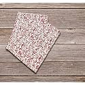 SAJAVAT HOME 100% Pure Cotton Print Kitchen Towel 21x27 INCHES Red &amp; White 600 GSM (Pack of 2)