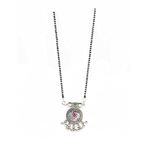 sajh oxidised silver plated tanmaniya for women style 4