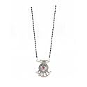 SAJH Oxidised Silver plated tanmaniya for women (Style 4)