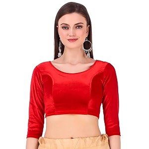Womens Solid Velvet Breathable 3 4 Sleeve