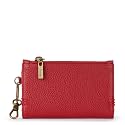 The Sak Encino Card Wallet - Women's Leather Wallet For Everyday - Slim Wallet With Zipper, Credit Card Slots &amp; Coin Holder